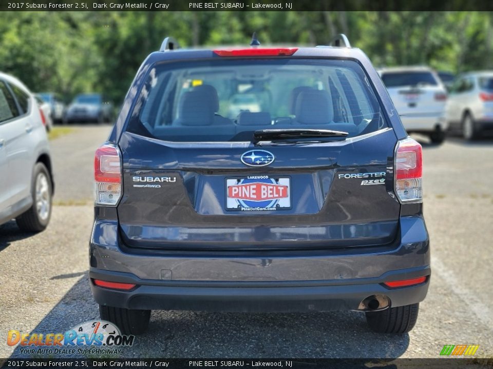 2017 Subaru Forester 2.5i Dark Gray Metallic / Gray Photo #4