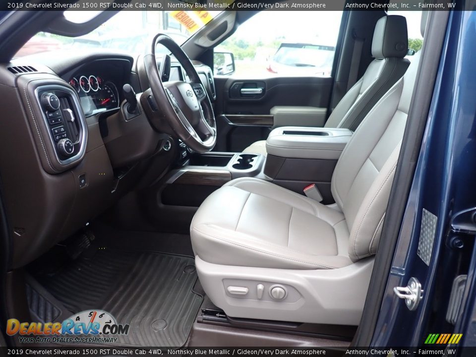 2019 Chevrolet Silverado 1500 RST Double Cab 4WD Northsky Blue Metallic / Gideon/Very Dark Atmosphere Photo #13