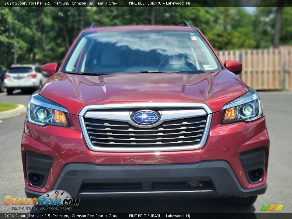 2020 Subaru Forester 2.5i Premium Crimson Red Pearl / Gray Photo #2