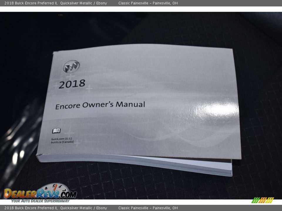2018 Buick Encore Preferred II Quicksilver Metallic / Ebony Photo #17