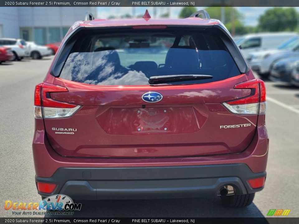 2020 Subaru Forester 2.5i Premium Crimson Red Pearl / Gray Photo #4