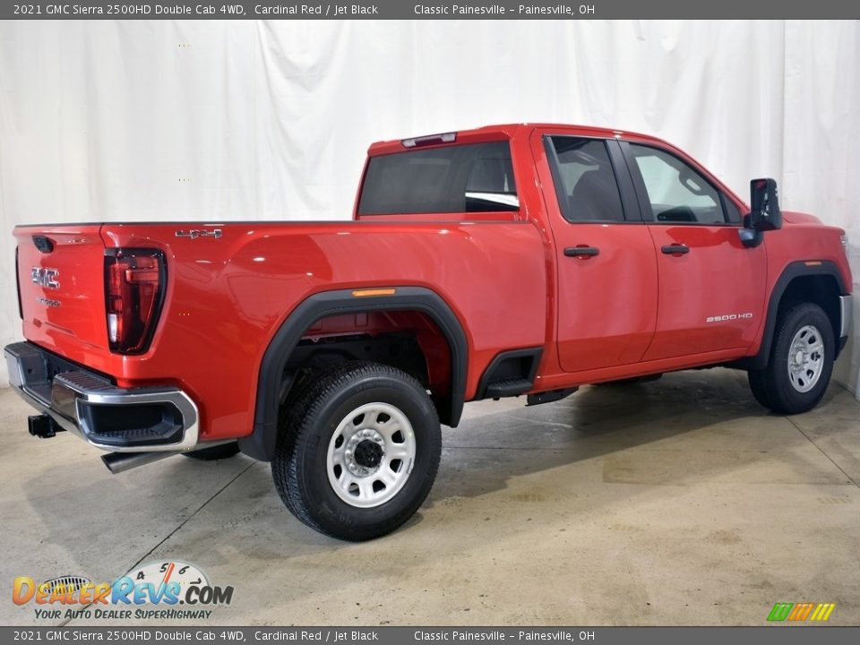 2021 GMC Sierra 2500HD Double Cab 4WD Cardinal Red / Jet Black Photo #2