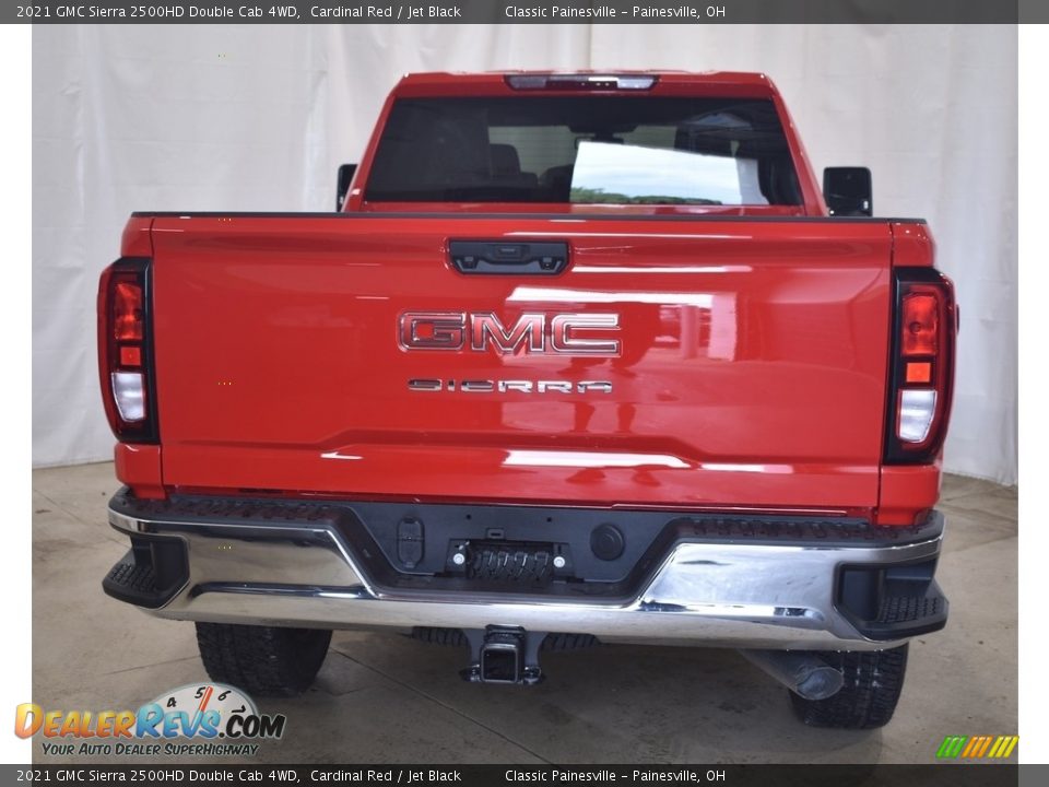 2021 GMC Sierra 2500HD Double Cab 4WD Cardinal Red / Jet Black Photo #3