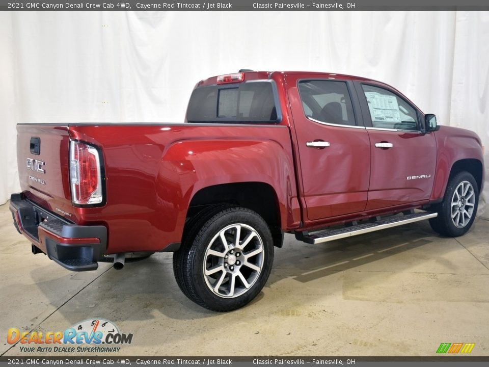 2021 GMC Canyon Denali Crew Cab 4WD Cayenne Red Tintcoat / Jet Black Photo #2