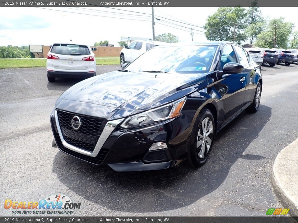 2019 Nissan Altima S Super Black / Charcoal Photo #6