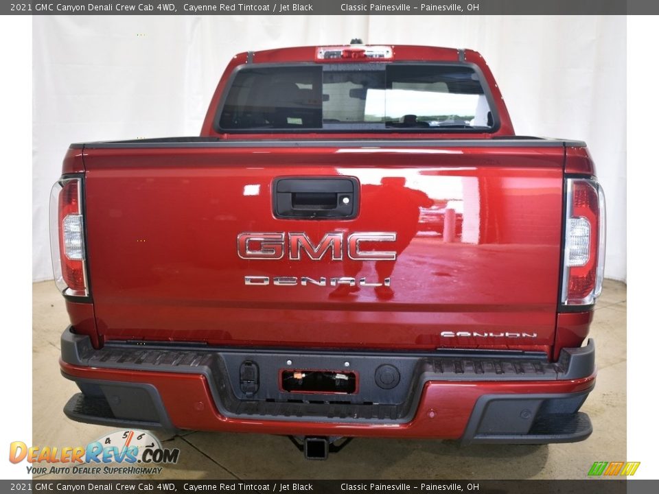 2021 GMC Canyon Denali Crew Cab 4WD Cayenne Red Tintcoat / Jet Black Photo #3