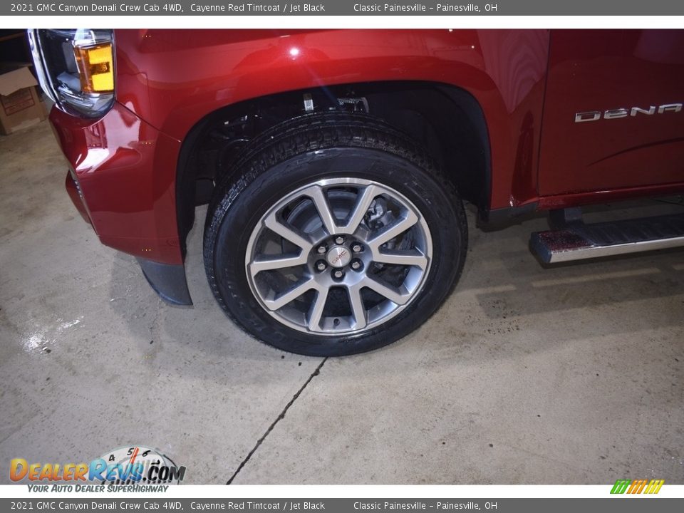 2021 GMC Canyon Denali Crew Cab 4WD Cayenne Red Tintcoat / Jet Black Photo #5