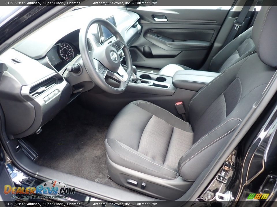 2019 Nissan Altima S Super Black / Charcoal Photo #12