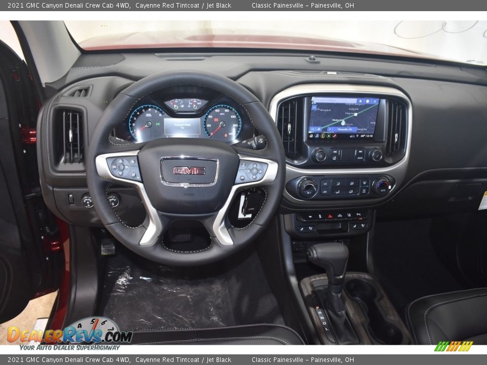 2021 GMC Canyon Denali Crew Cab 4WD Cayenne Red Tintcoat / Jet Black Photo #9