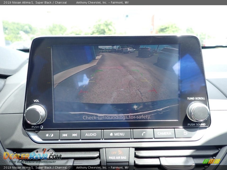 2019 Nissan Altima S Super Black / Charcoal Photo #16