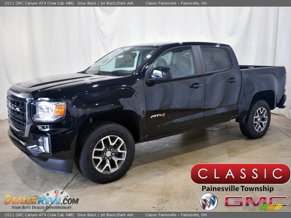 2021 GMC Canyon AT4 Crew Cab 4WD Onyx Black / Jet Black/Dark Ash Photo #1