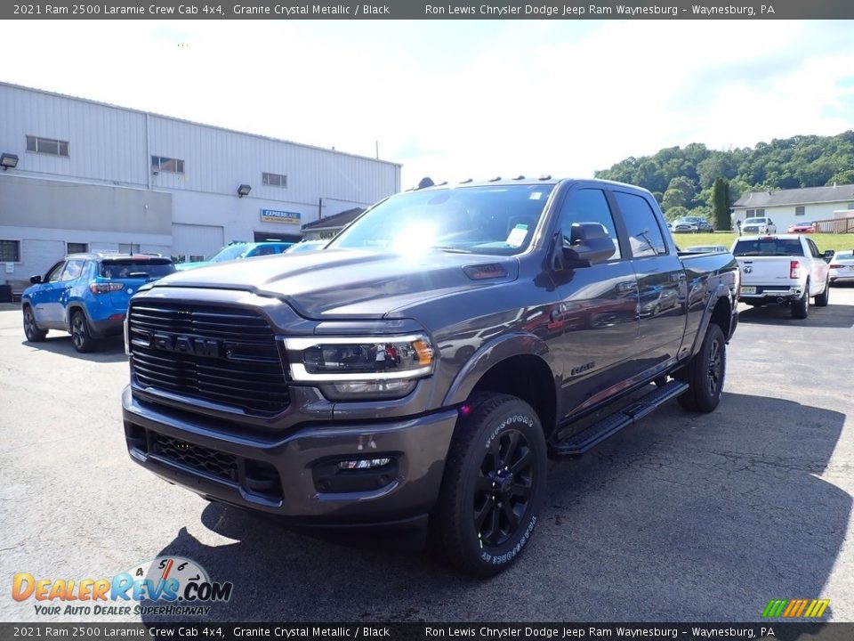 2021 Ram 2500 Laramie Crew Cab 4x4 Granite Crystal Metallic / Black Photo #1