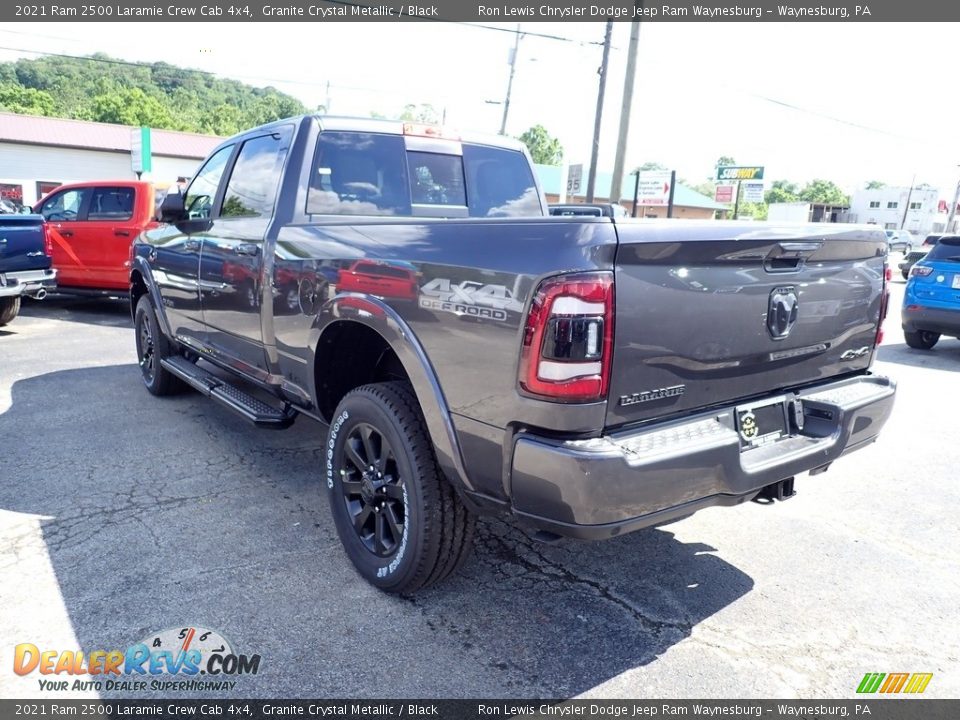 2021 Ram 2500 Laramie Crew Cab 4x4 Granite Crystal Metallic / Black Photo #3