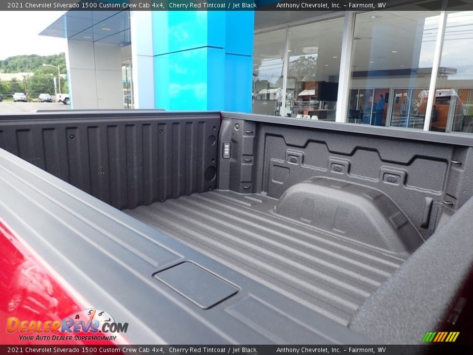 2021 Chevrolet Silverado 1500 Custom Crew Cab 4x4 Cherry Red Tintcoat / Jet Black Photo #11