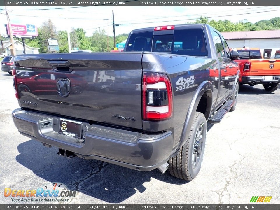 2021 Ram 2500 Laramie Crew Cab 4x4 Granite Crystal Metallic / Black Photo #5