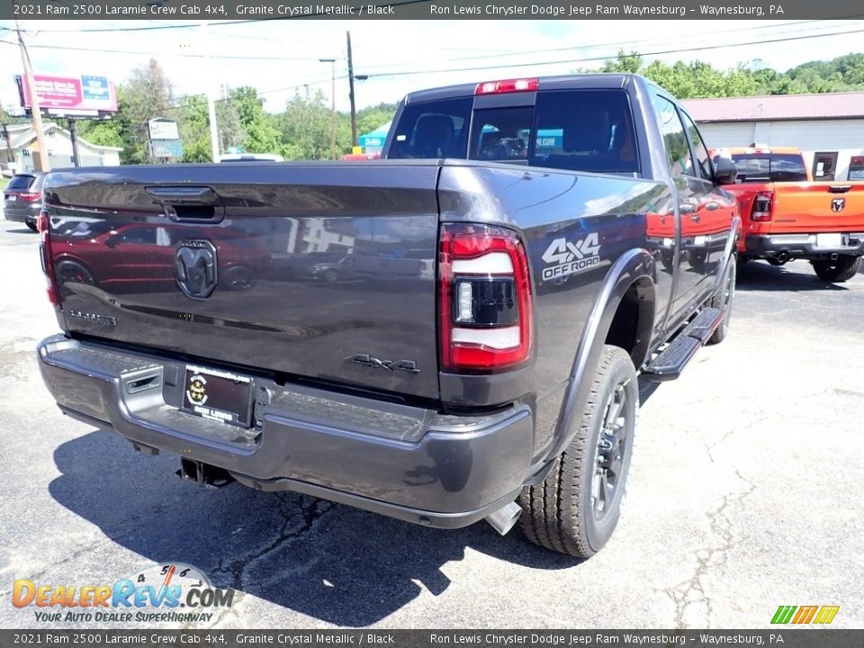 2021 Ram 2500 Laramie Crew Cab 4x4 Granite Crystal Metallic / Black Photo #5