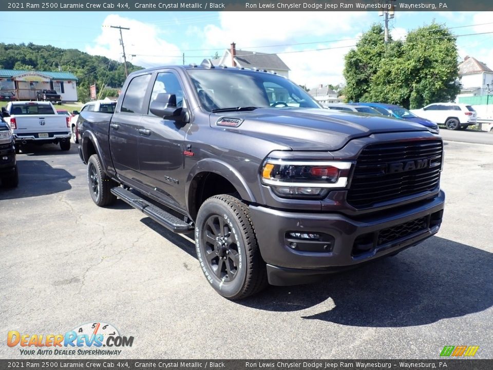 2021 Ram 2500 Laramie Crew Cab 4x4 Granite Crystal Metallic / Black Photo #7