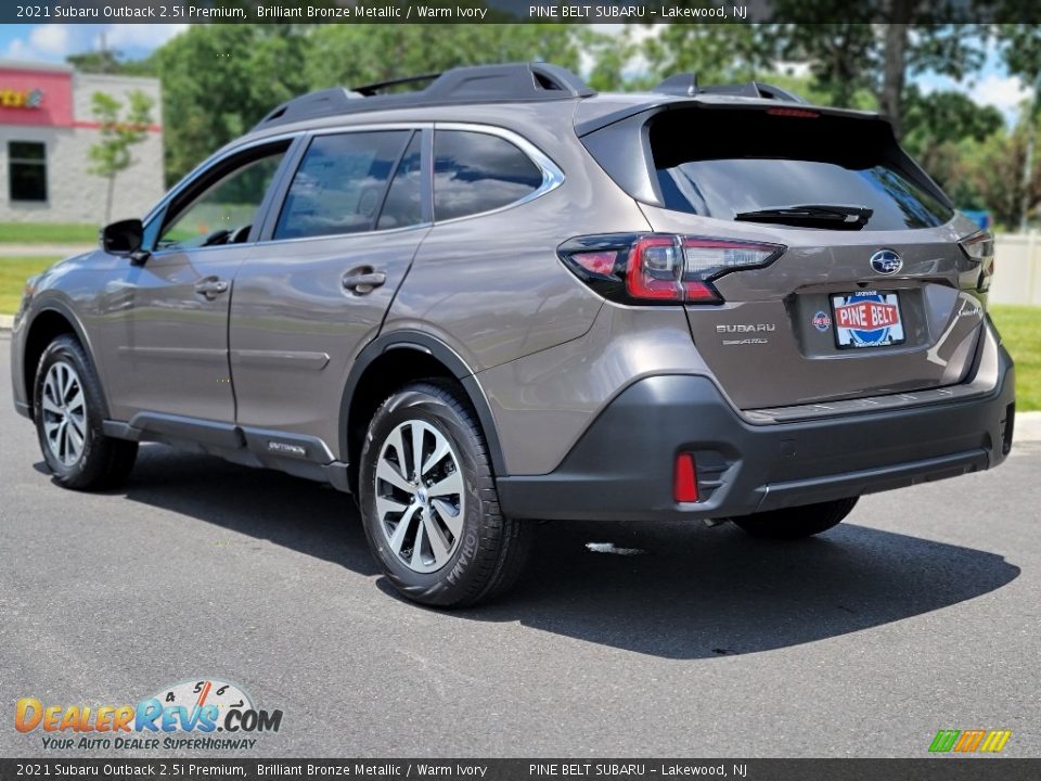 2021 Subaru Outback 2.5i Premium Brilliant Bronze Metallic / Warm Ivory Photo #6