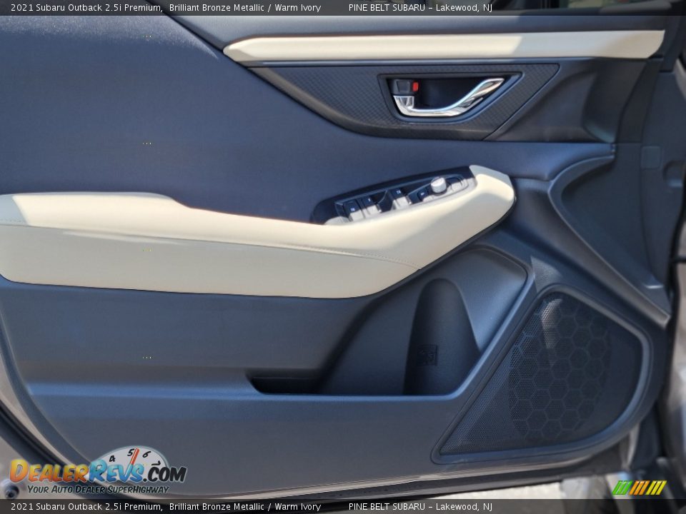 2021 Subaru Outback 2.5i Premium Brilliant Bronze Metallic / Warm Ivory Photo #12