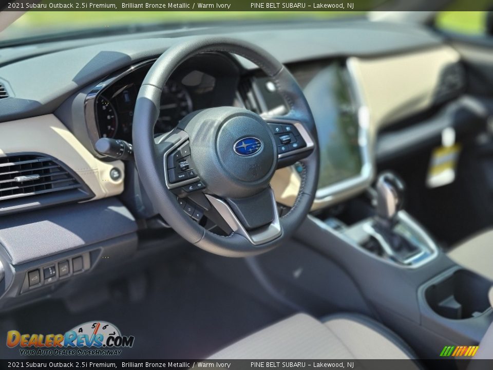 2021 Subaru Outback 2.5i Premium Brilliant Bronze Metallic / Warm Ivory Photo #13