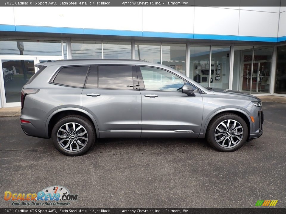 2021 Cadillac XT6 Sport AWD Satin Steel Metallic / Jet Black Photo #2