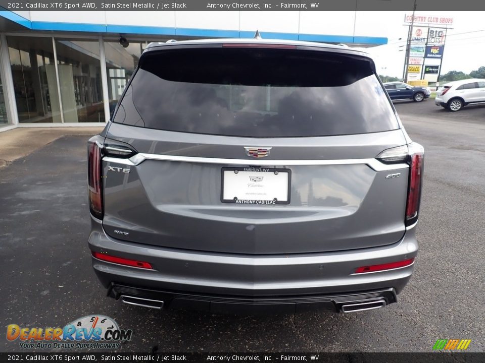 2021 Cadillac XT6 Sport AWD Satin Steel Metallic / Jet Black Photo #4