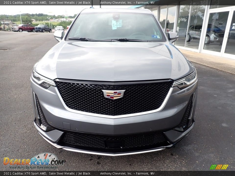 2021 Cadillac XT6 Sport AWD Satin Steel Metallic / Jet Black Photo #6