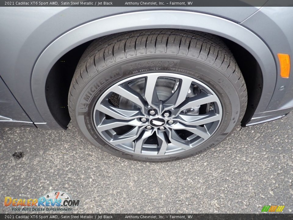 2021 Cadillac XT6 Sport AWD Satin Steel Metallic / Jet Black Photo #7