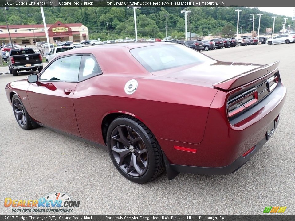 2017 Dodge Challenger R/T Octane Red / Black Photo #3