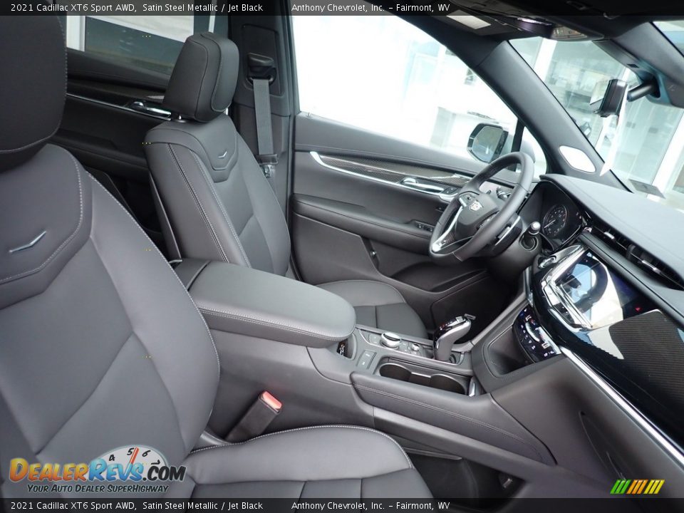 2021 Cadillac XT6 Sport AWD Satin Steel Metallic / Jet Black Photo #8