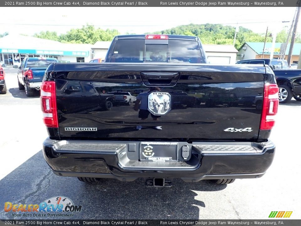 2021 Ram 2500 Big Horn Crew Cab 4x4 Diamond Black Crystal Pearl / Black Photo #4