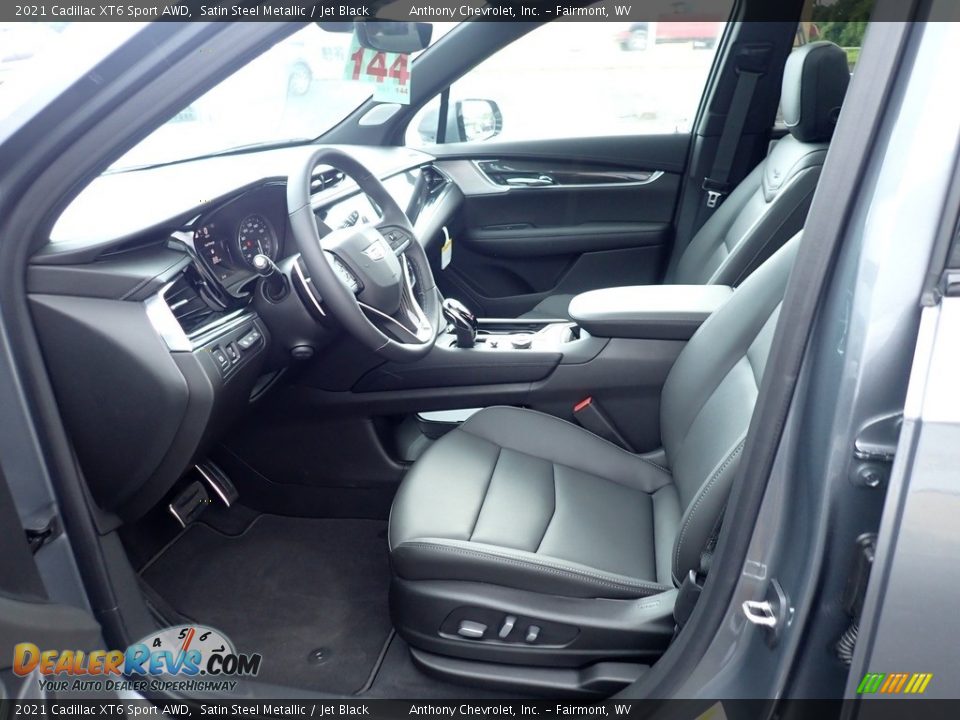 2021 Cadillac XT6 Sport AWD Satin Steel Metallic / Jet Black Photo #11