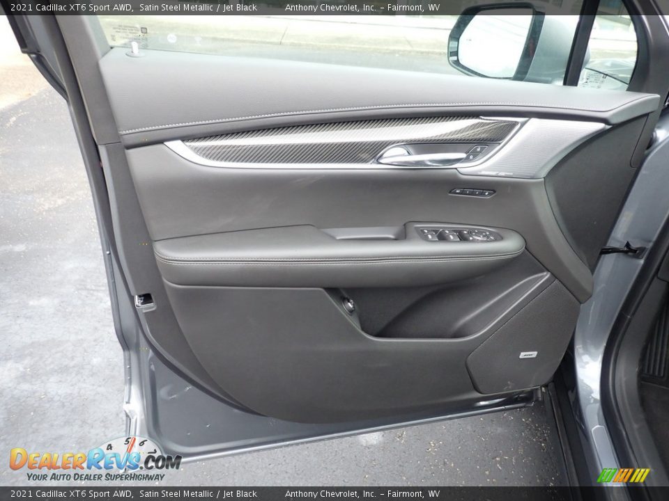 2021 Cadillac XT6 Sport AWD Satin Steel Metallic / Jet Black Photo #12