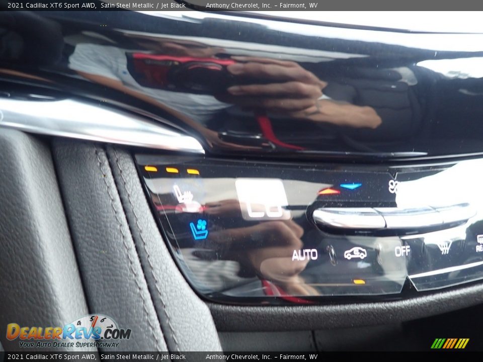 2021 Cadillac XT6 Sport AWD Satin Steel Metallic / Jet Black Photo #17