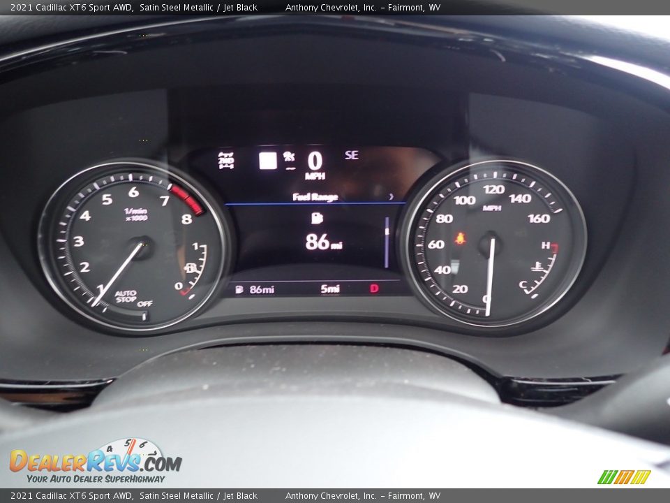 2021 Cadillac XT6 Sport AWD Satin Steel Metallic / Jet Black Photo #18