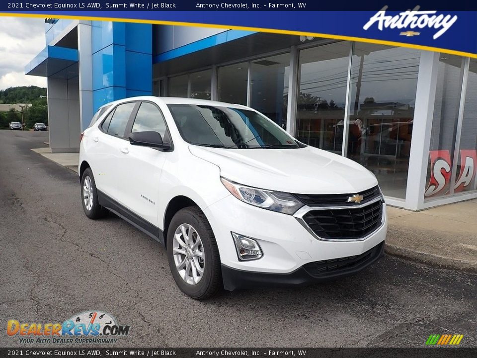 2021 Chevrolet Equinox LS AWD Summit White / Jet Black Photo #1