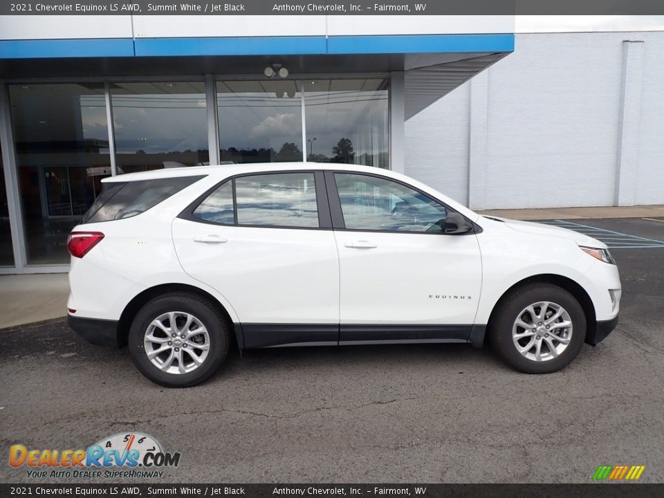 2021 Chevrolet Equinox LS AWD Summit White / Jet Black Photo #2