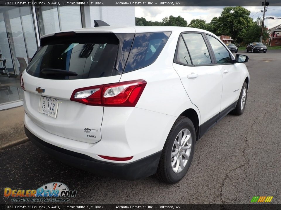 2021 Chevrolet Equinox LS AWD Summit White / Jet Black Photo #3