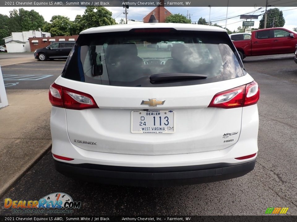 2021 Chevrolet Equinox LS AWD Summit White / Jet Black Photo #4