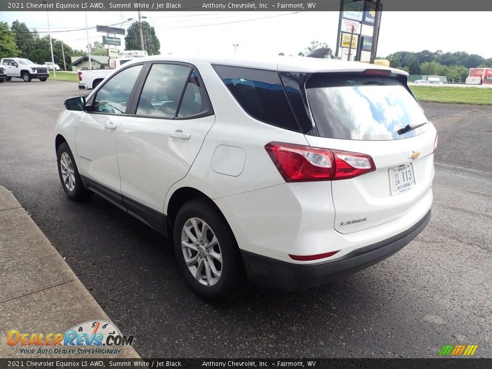 2021 Chevrolet Equinox LS AWD Summit White / Jet Black Photo #5
