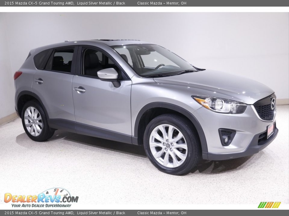 Liquid Silver Metallic 2015 Mazda CX-5 Grand Touring AWD Photo #1