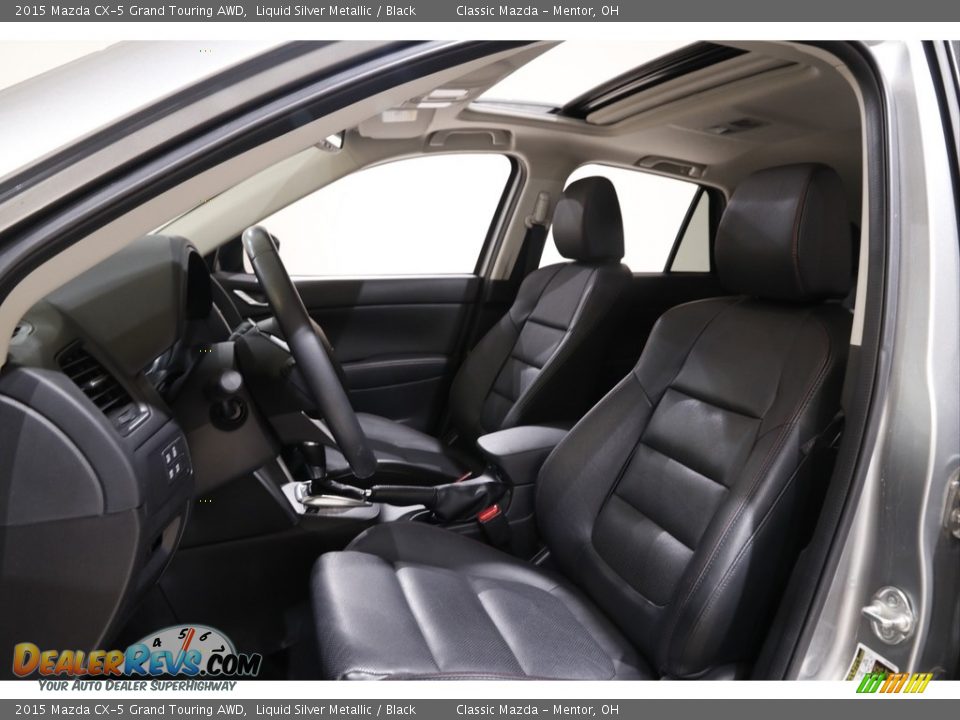 2015 Mazda CX-5 Grand Touring AWD Liquid Silver Metallic / Black Photo #5