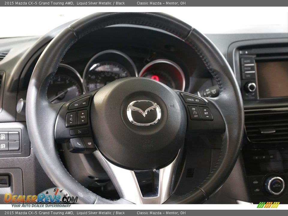 2015 Mazda CX-5 Grand Touring AWD Steering Wheel Photo #7
