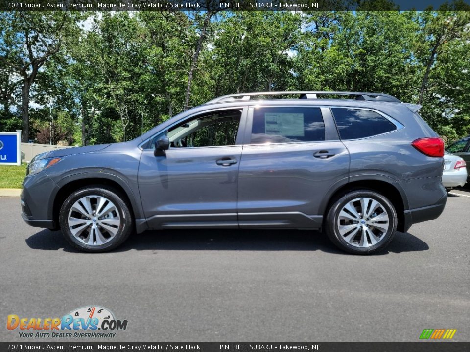 2021 Subaru Ascent Premium Magnetite Gray Metallic / Slate Black Photo #4