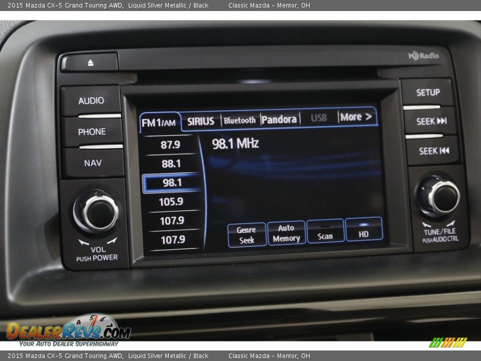 Audio System of 2015 Mazda CX-5 Grand Touring AWD Photo #10