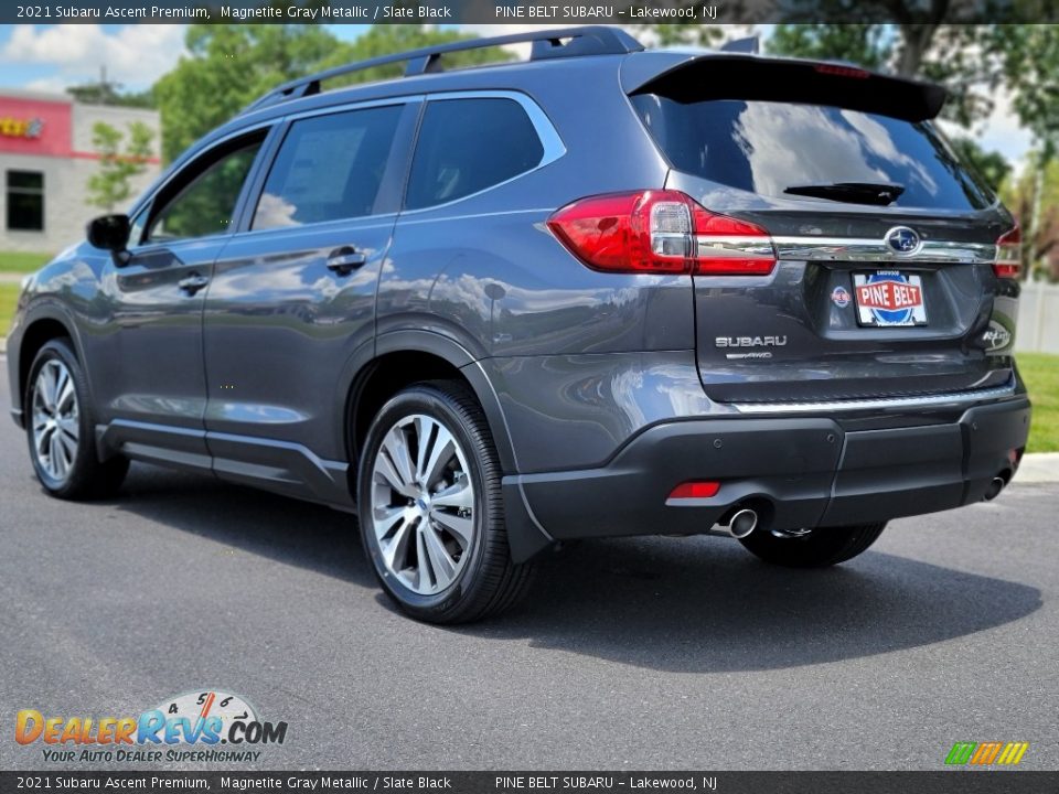 2021 Subaru Ascent Premium Magnetite Gray Metallic / Slate Black Photo #6