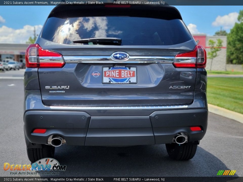 2021 Subaru Ascent Premium Magnetite Gray Metallic / Slate Black Photo #7
