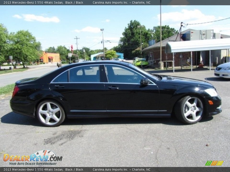 2013 Mercedes-Benz S 550 4Matic Sedan Black / Black Photo #11