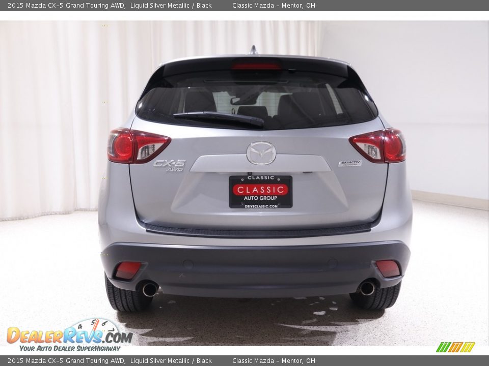 2015 Mazda CX-5 Grand Touring AWD Liquid Silver Metallic / Black Photo #17