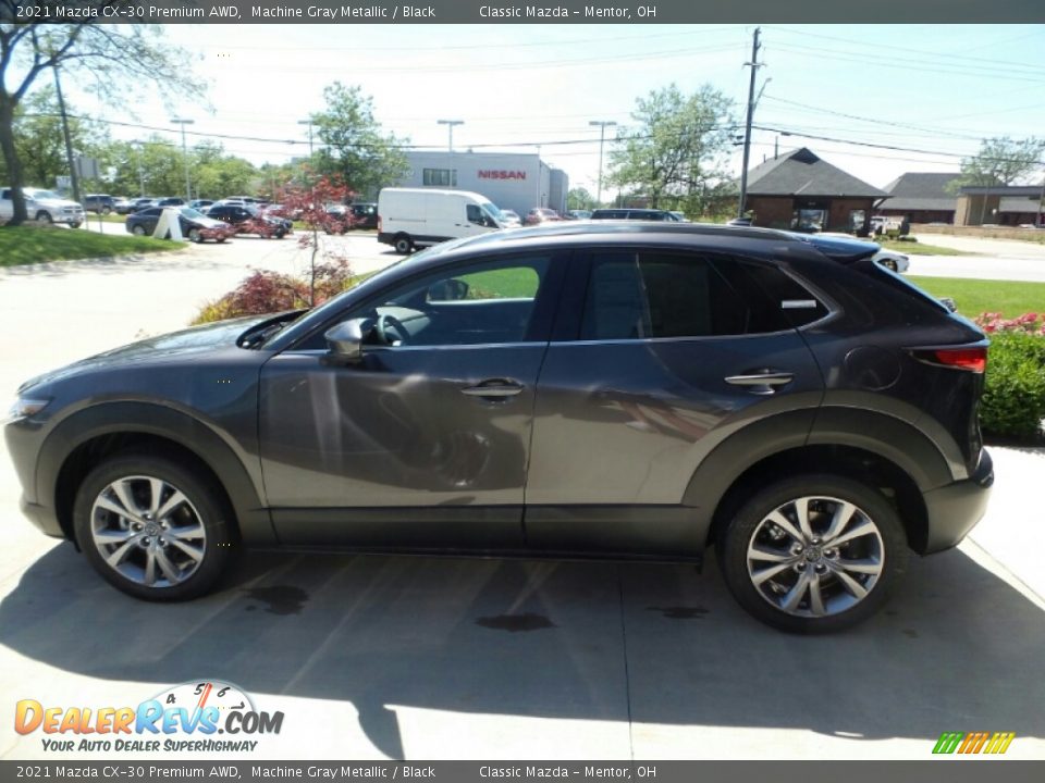 2021 Mazda CX-30 Premium AWD Machine Gray Metallic / Black Photo #6